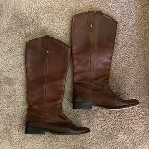 Frye Melissa Button Lug Tall Boots